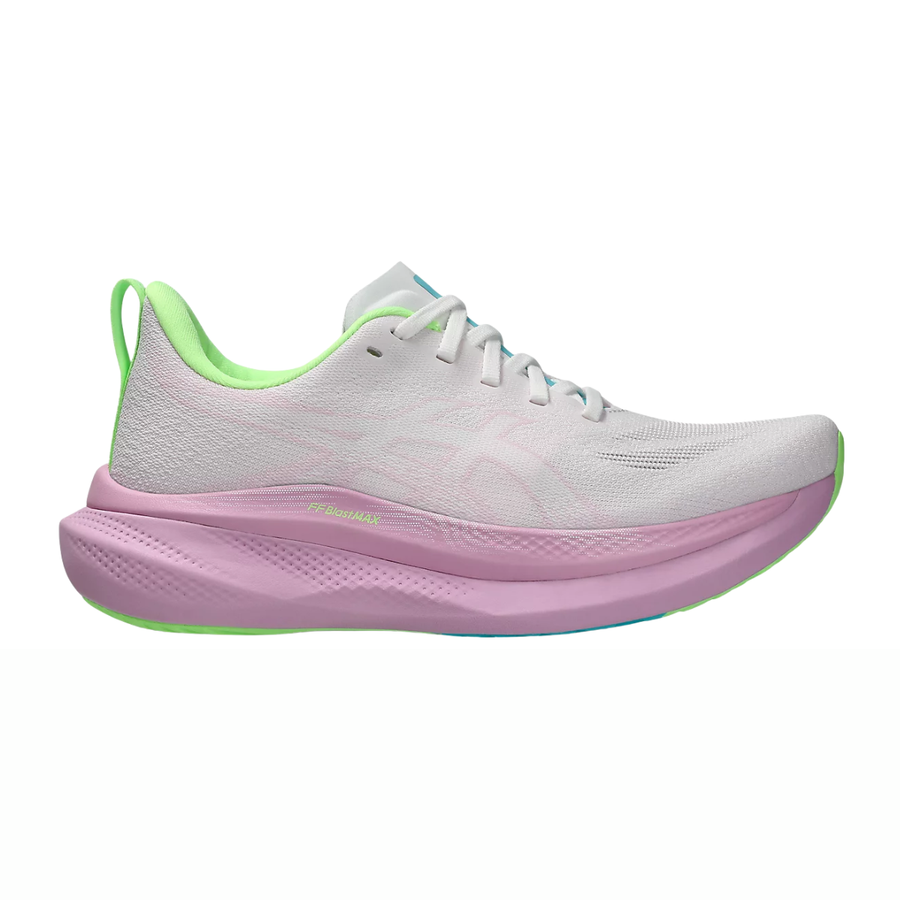 Asics Glideride Max 2 | White & Hazy Lilac | The Run Hub