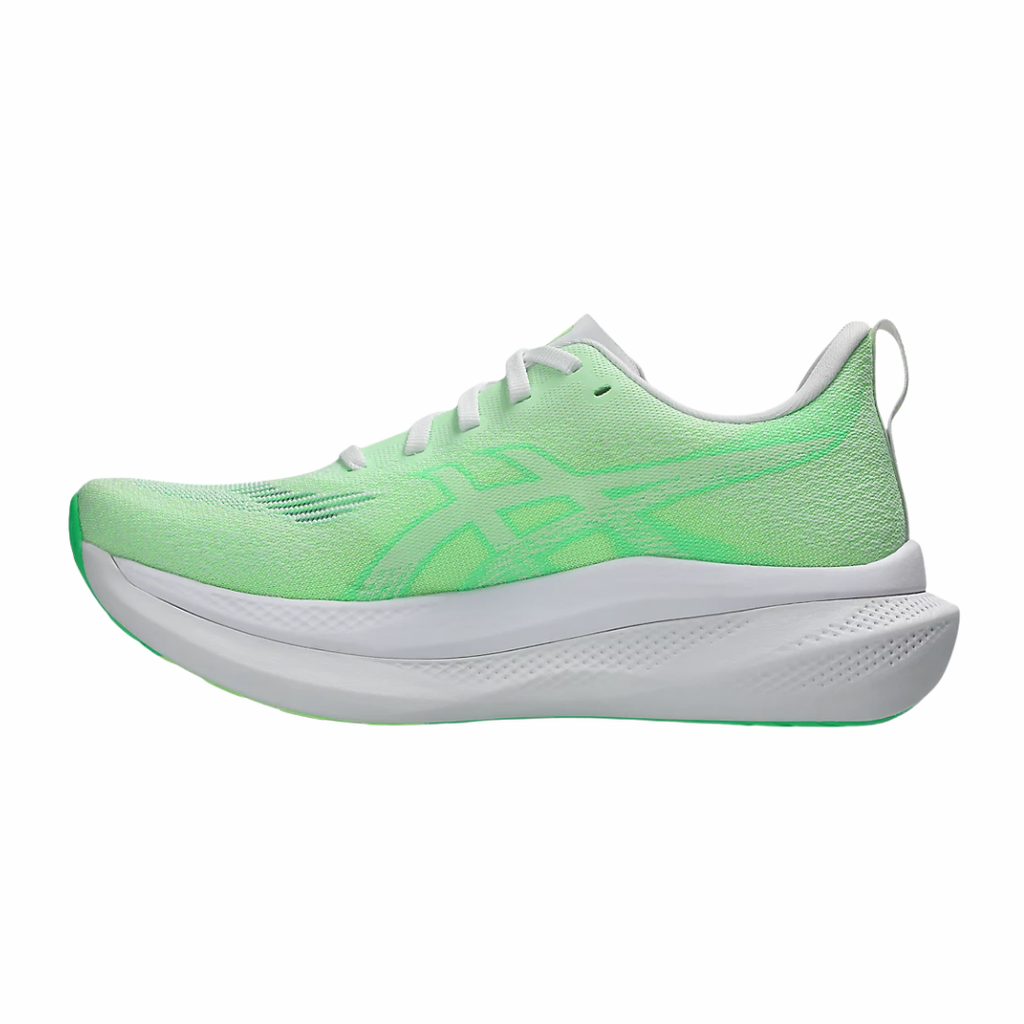 Asics Glideride Max 2 | White & Vital Green | The Run Hub