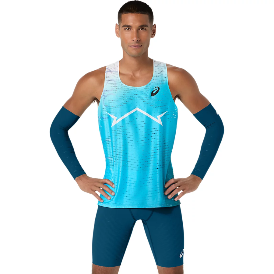 Asics Metaspeed Singlet | Aquarium | The Run Hub