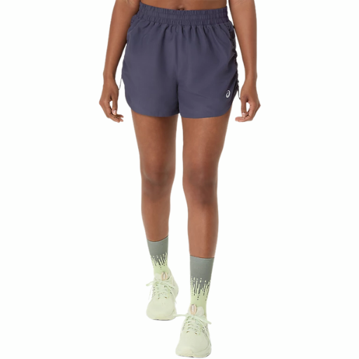 Asics Nagino Run Adjustable 4in Short | Indigo Fog | The Run Hub