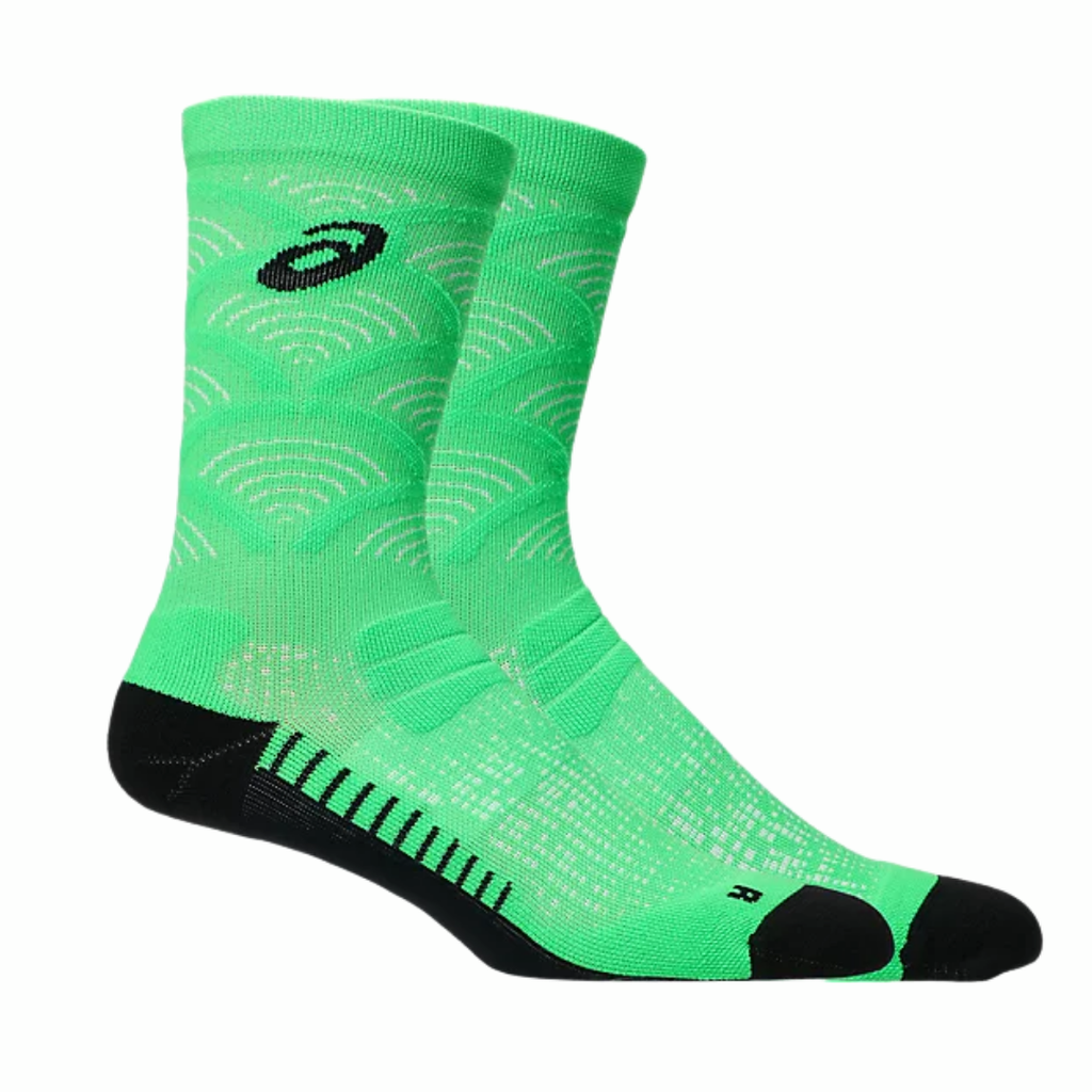 Asics PERFORMANCE RUN REW SOCK | Vital Green | The Run Hub