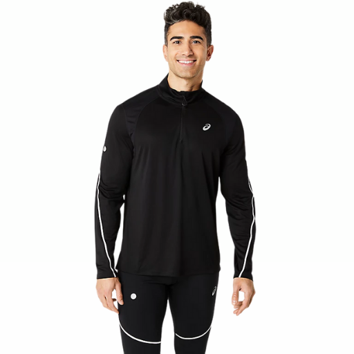 Asics Road Lite-Show 1/2 Zip Top | Performance Black | The Run Hub