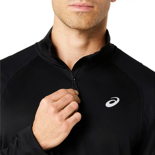 Asics Road Lite-Show 1/2 Zip Top | Performance Black | The Run Hub