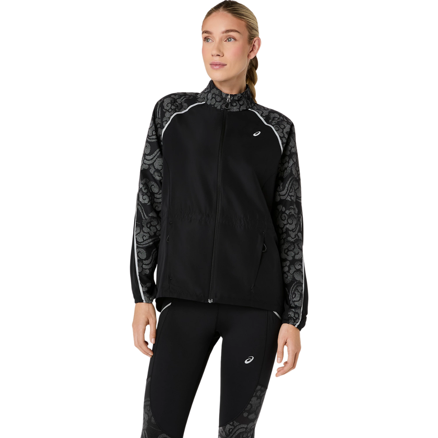 Asics Road Lite-Show Jacket | Performance Black | The Run Hub