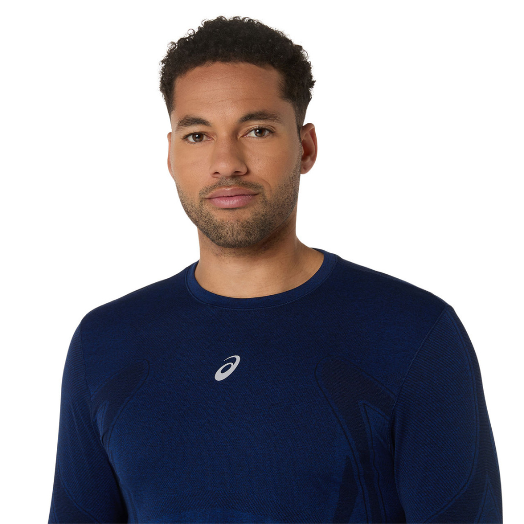 Asics Road Seamless Long-Sleeve Top | Midnight | 4570158790574 | The Run Hub