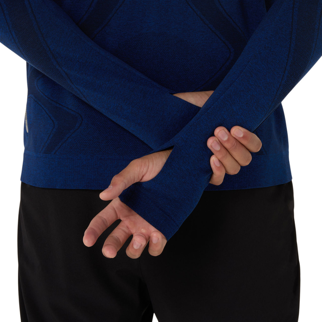 Asics Road Seamless Long-Sleeve Top | Midnight | 4570158790574 | The Run Hub