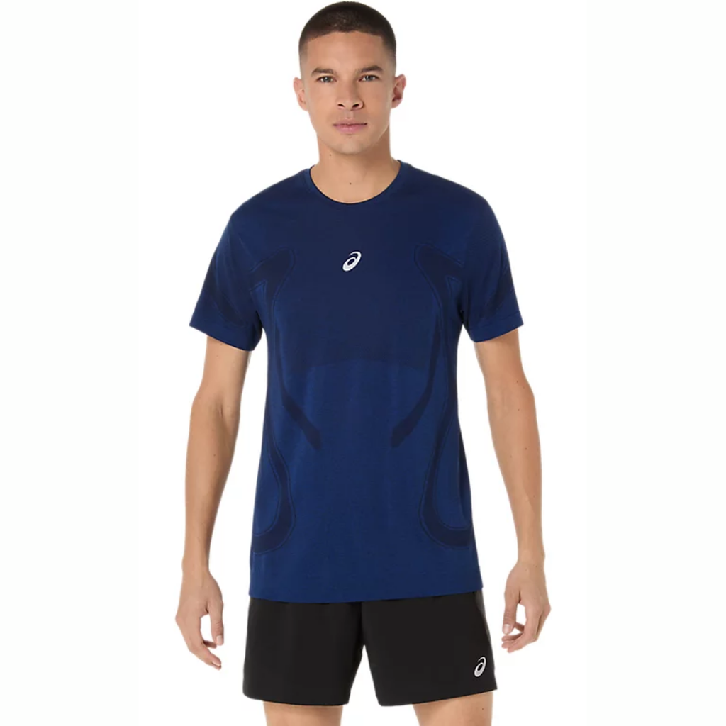 Asics Road Seamless Short-Sleeve Top  | Midnight | The Run Hub