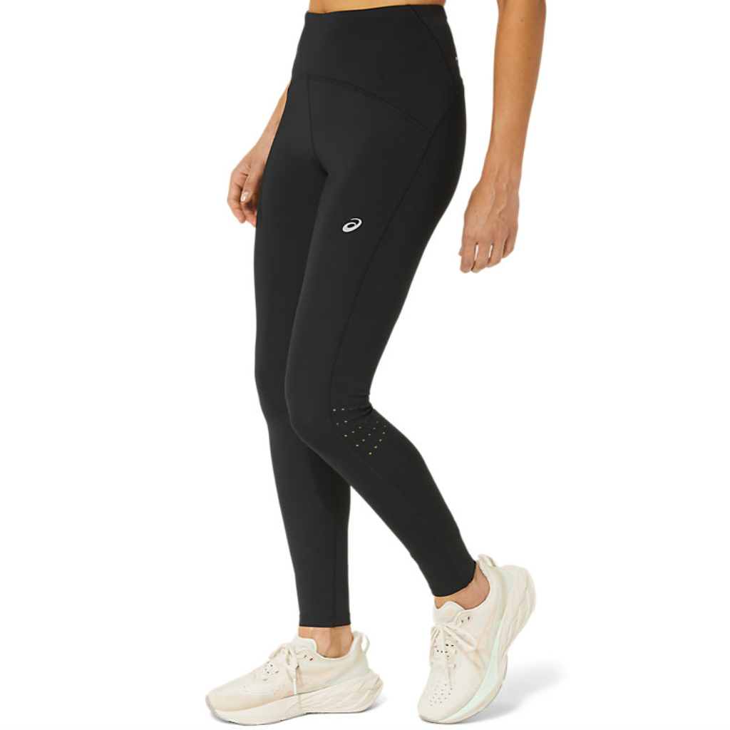 Asics Women's Road High Waist Tight  | Black | 2012C967-001 | The Run Hub