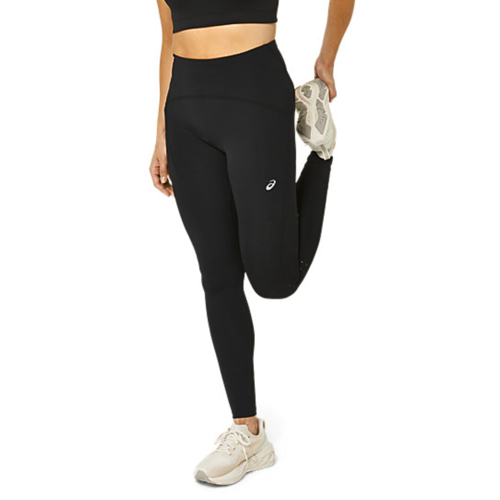 Asics Women's Road High Waist Tight  | Black | 2012C967-001 | The Run Hub