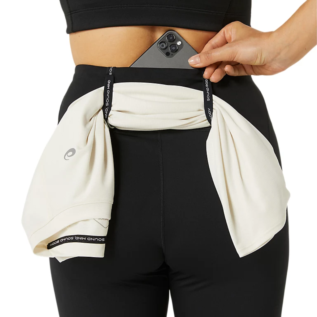 Asics Women's Road High Waist Tight  | Black | 2012C967-001 | The Run Hub