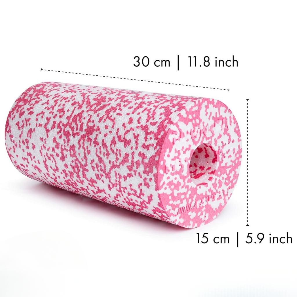 BLACKROLL® Medium Foam Roller | Pink/White | The Run Hub 