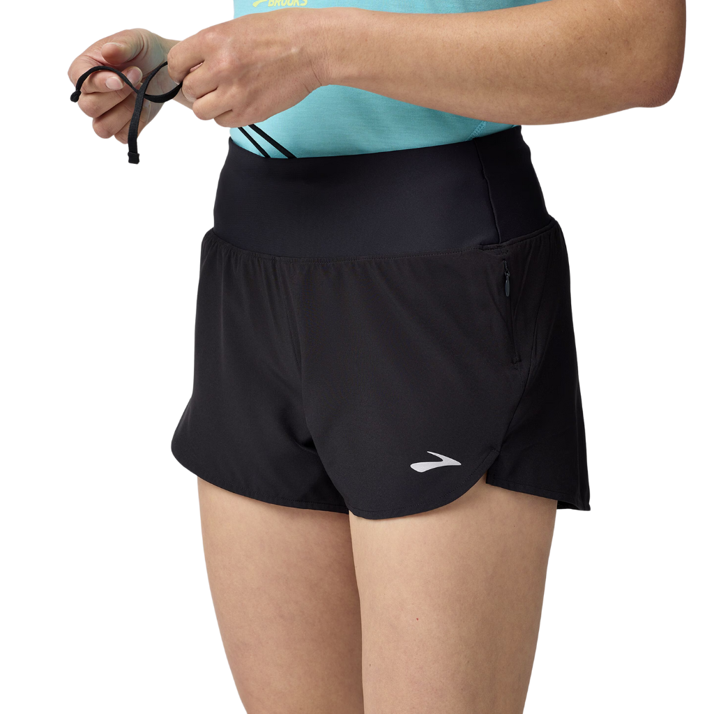 BROOKS Women's Chaser 3" Shorts | Black  | 221705001 | The Run Hub 