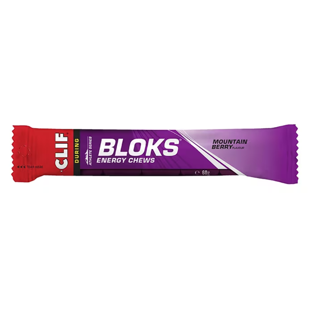 Bloks Energy Chews | Mountain Berry Flavour | 60g energy chew | The Run Hub 