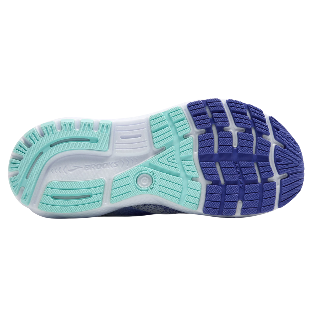 Women's Brooks Ghost 16 | 1204071B 152 | White/Amparo Blue/Limpet Shell | The Run Hub