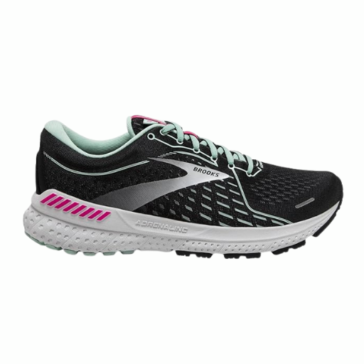 Brooks Adrenaline GTS 21 | Black, Pink & Yucca | The Run Hub