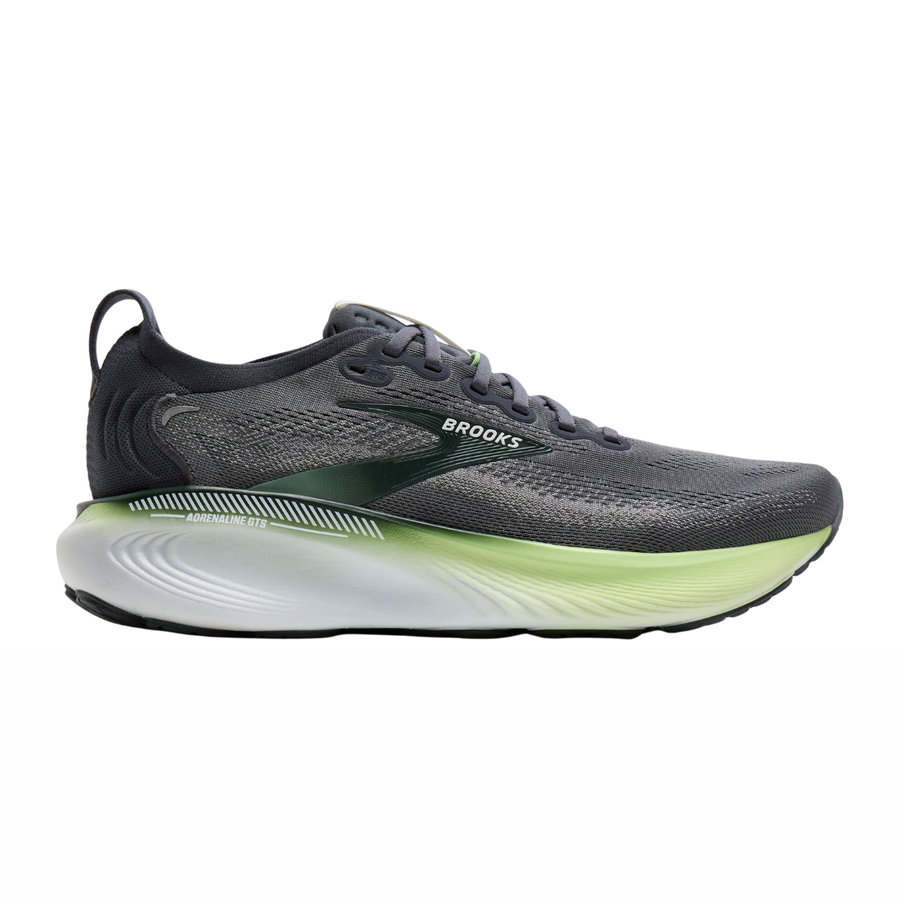 Brooks Adrenaline GTS 25 | Grey, Paradise Green & Spruce | The Run Hub