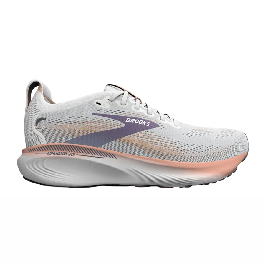 Brooks Adrenaline GTS 25 | Oyster Mushroom, Peach & Grape | The Run Hub
