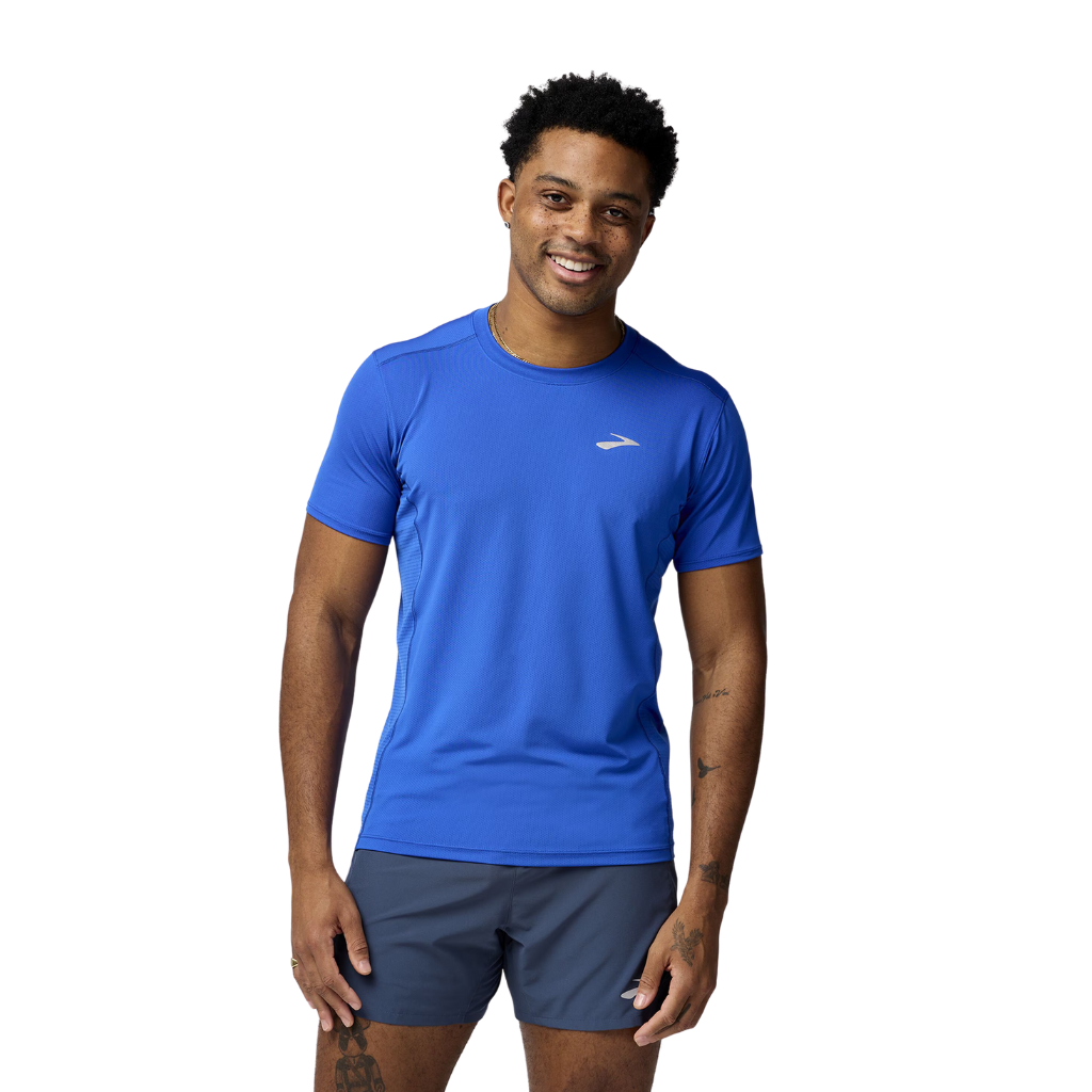 Brooks Atmosphere Short Sleeve 3.0 | 448 - Neo Blue | The Run Hub