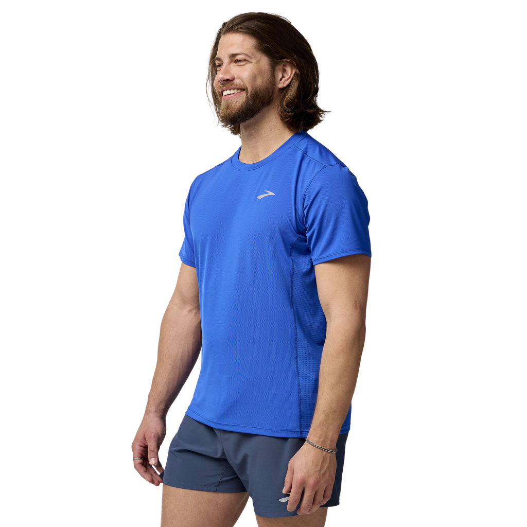 Brooks Atmosphere Short Sleeve 3.0 | 448 - Neo Blue | The Run Hub