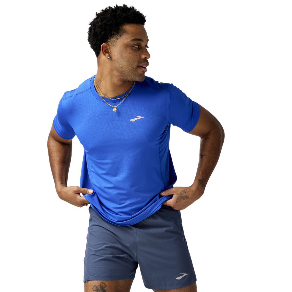 Brooks Atmosphere Short Sleeve 3.0 | 448 - Neo Blue | The Run Hub