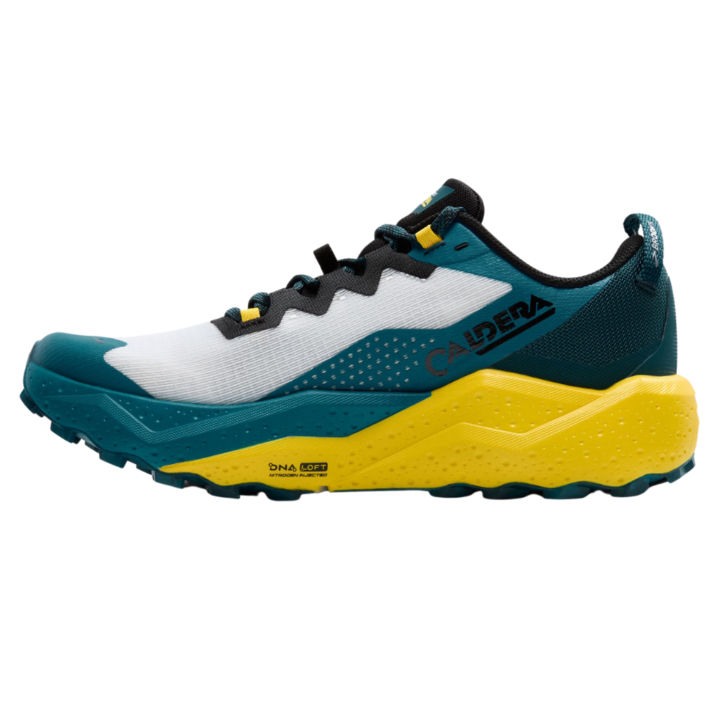 Brooks Caldera 8 | Bit of Blue/Quince/Flame | 195394581317 | The Run Hub