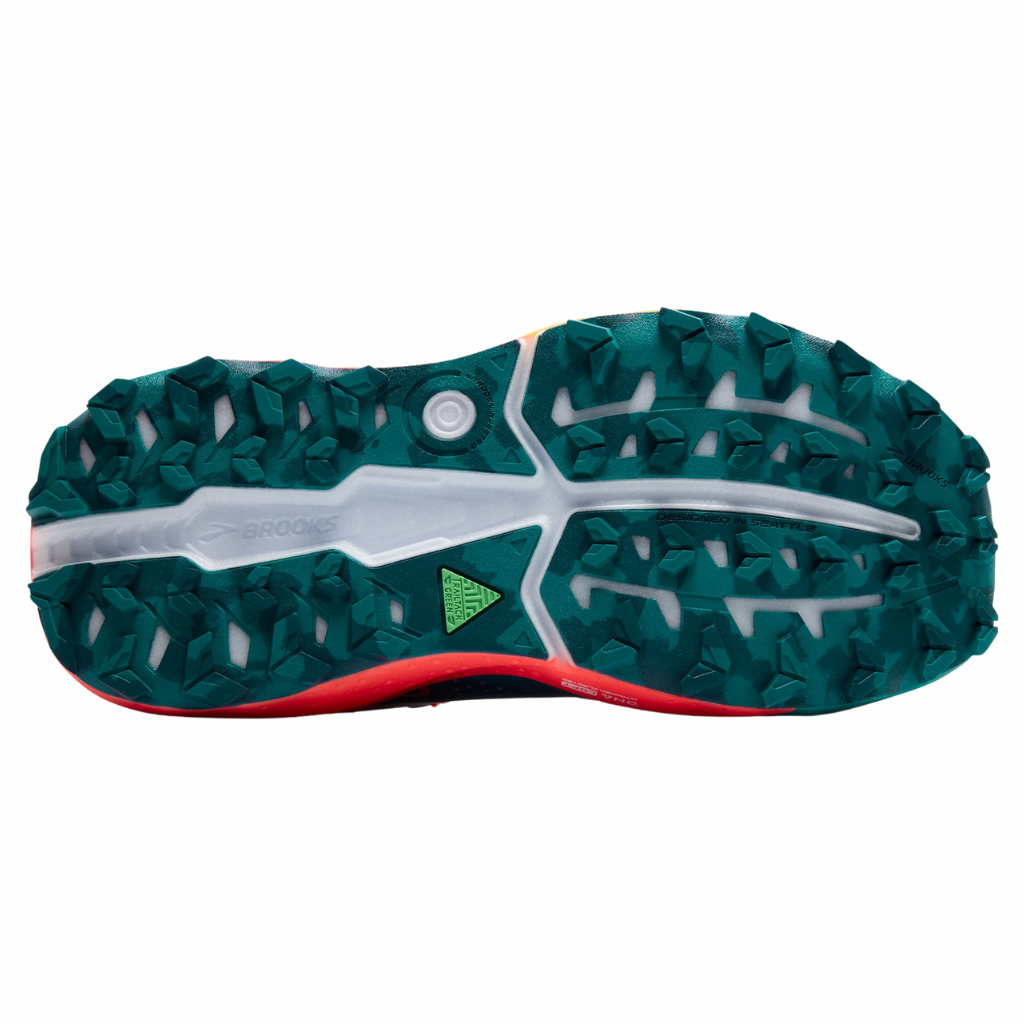 Brooks Caldera 8 | Bit of Blue/Quince/Flame | 195394581317 | The Run Hub