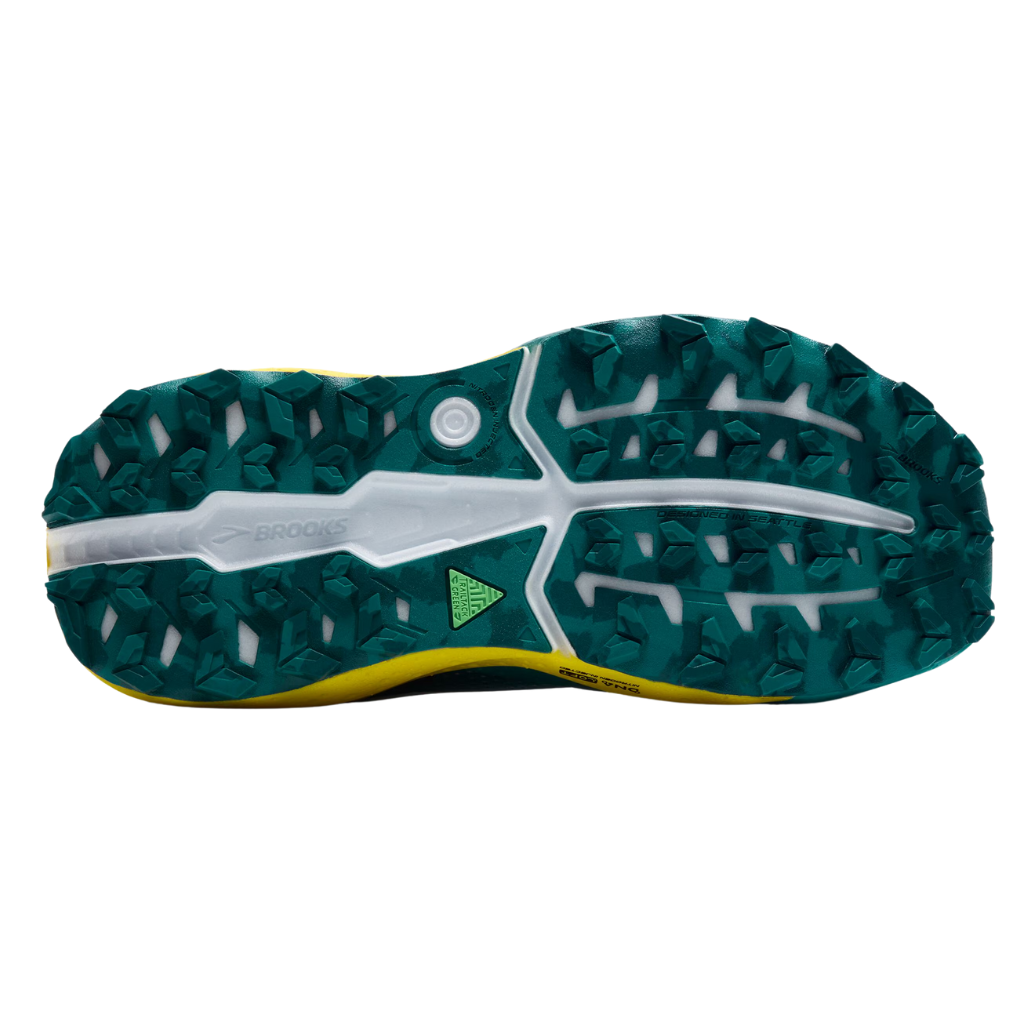 Brooks Caldera 8 | Bit of Blue/Quince/Flame | 195394581317 | The Run Hub