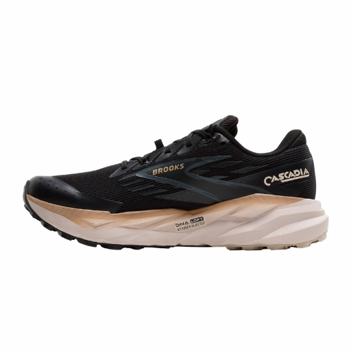 Brooks Cascadia 19 GTX | Black, Ebony & Chateau Gray | The Run Hub