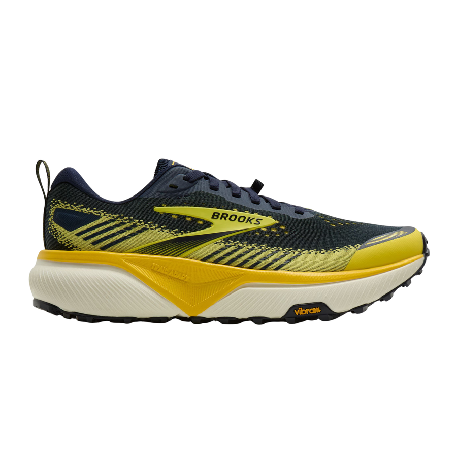 Brooks Cascadia 20 | Navy, Cyber Yellow & Grey | The Run Hub