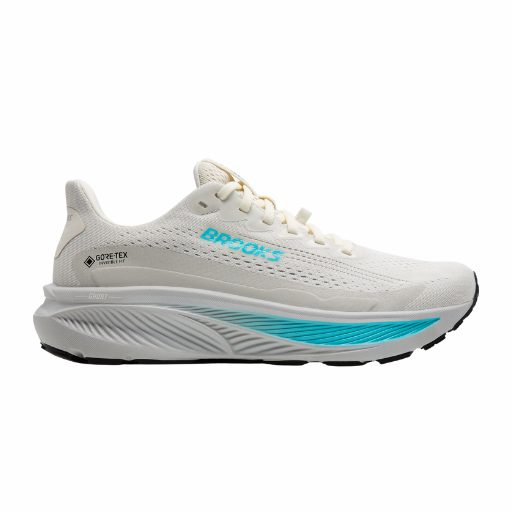 Brooks Ghost 17 GTX | Coconut, Oyster & Blue | The Run Hub