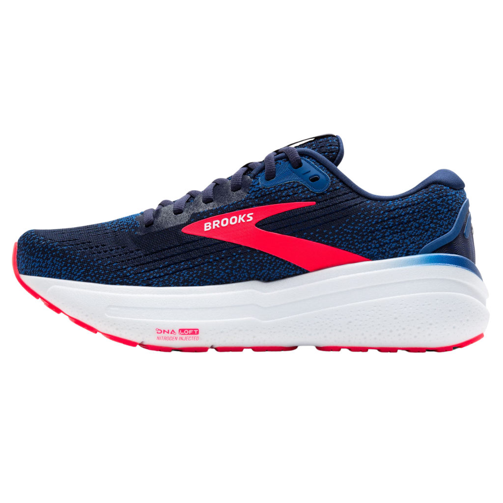 Brooks Ghost Max 2 | 1204201B486 | 486 - Peacoat/True Blue/Diva Pink | Women's Neutral Shoes | The Run Hub