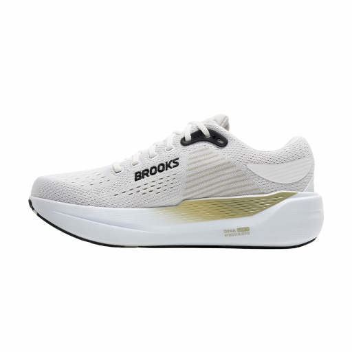 Brooks Ghost Max 3 | Bright White, Tea & Black | The Run Hub