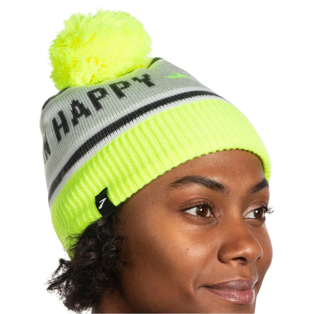Brooks run best sale happy beanie