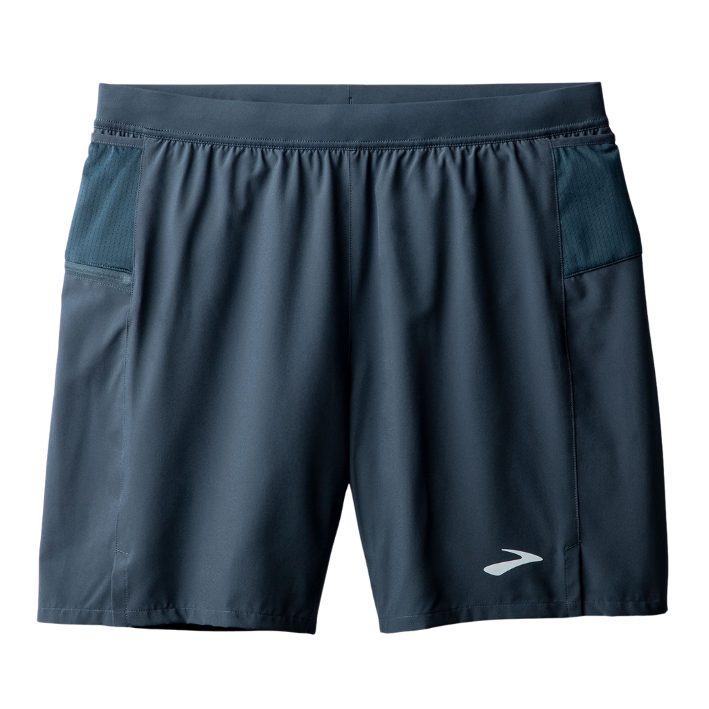 Brooks Journey 7" 2-in-1 Short | 455 Blue Slate | men's Running Shorts | The Run Hub