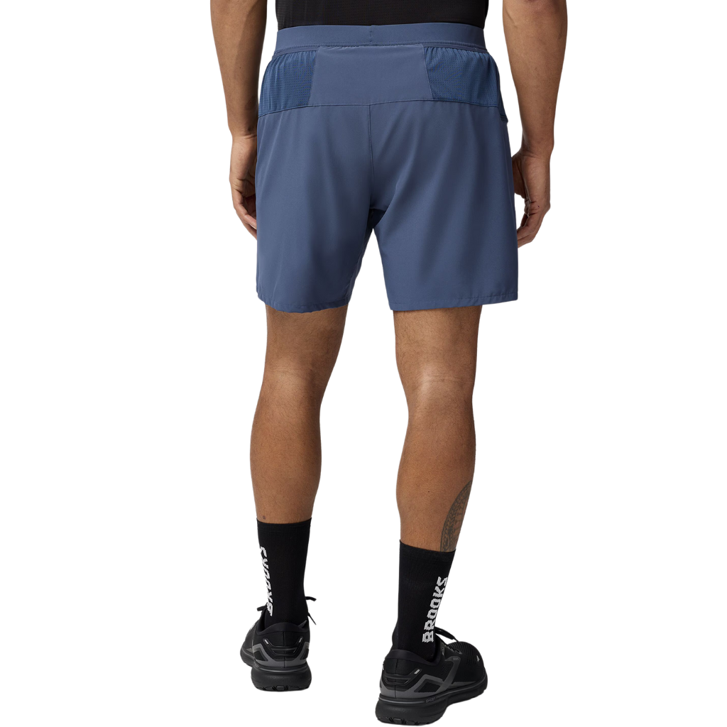 Brooks Journey 7" 2-in-1 Short | 455 Blue Slate | men's Running Shorts | The Run Hub