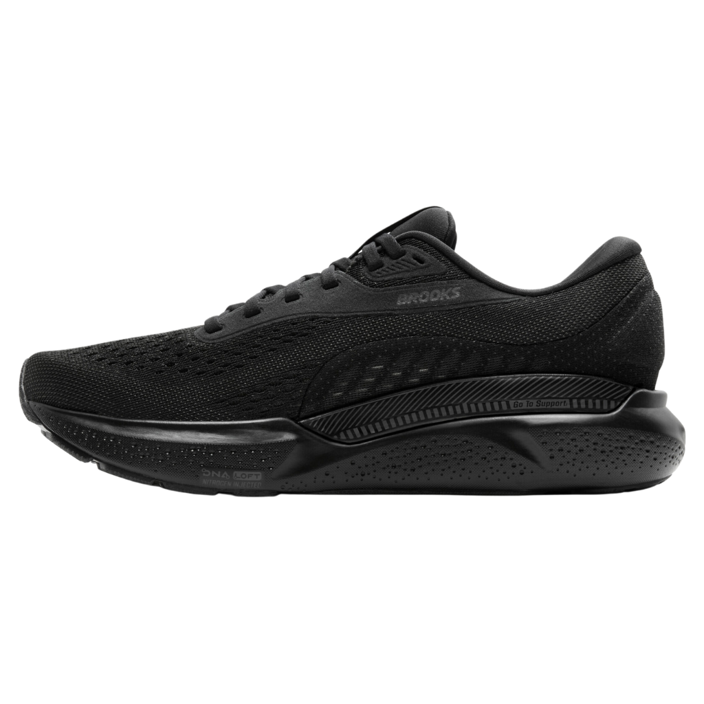 Brooks Men's Adrenaline GTS 24 WIDE FIT Support Running Shoe | 020 Black/Black/Ebony | 1104372E 020 | The Run Hub