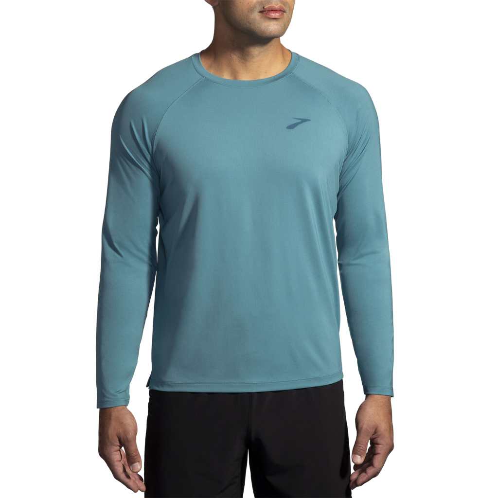 Brooks Men's Atmosphere Long Sleeve 2.0 Top | Storm Blue | 211450.030 | The Run Hub