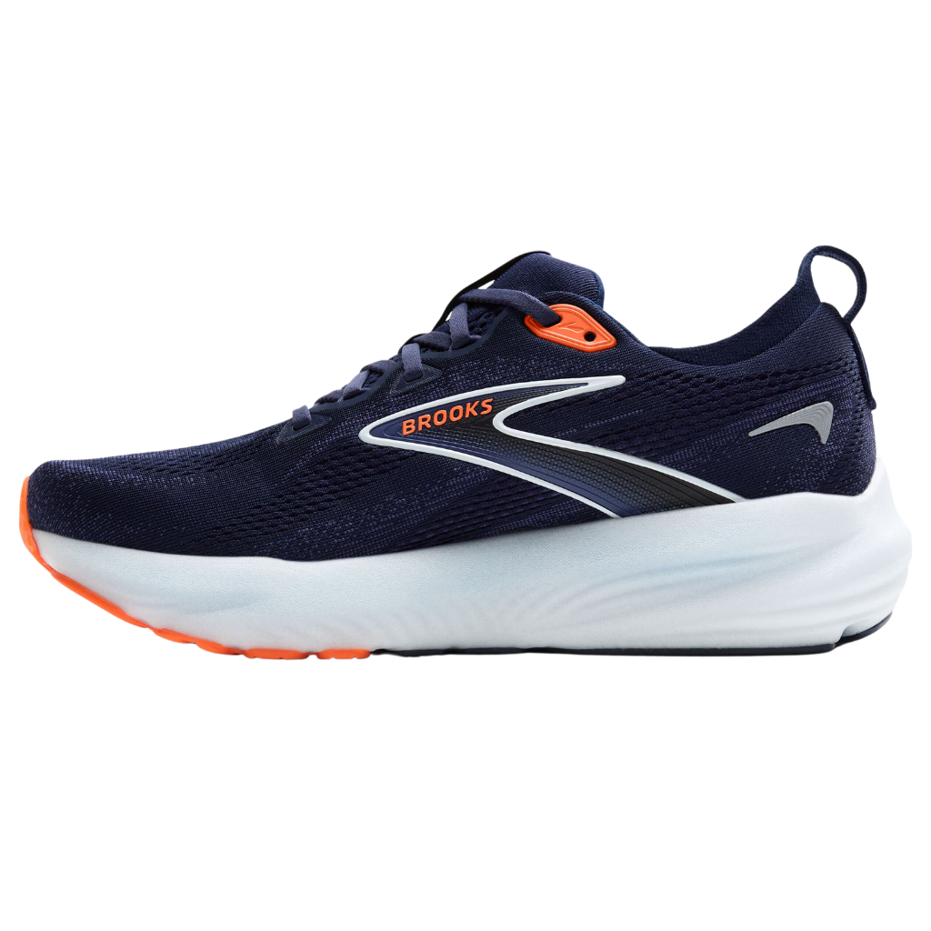 Brooks Men's Glycerin 22 Neutral Running Shoe | 494 Peacoat/Blue Ribbon/Orange | 1104451D 494 | The Run Hub