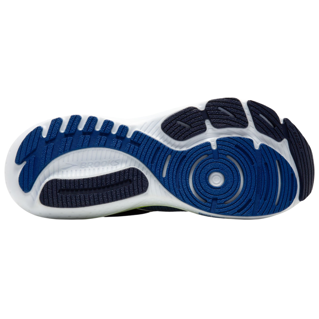 Brooks Men's Glycerin GTS 21 Support Running Shoe | Blue/Peacoat/Lemon | 1104201D409 | The Run Hub