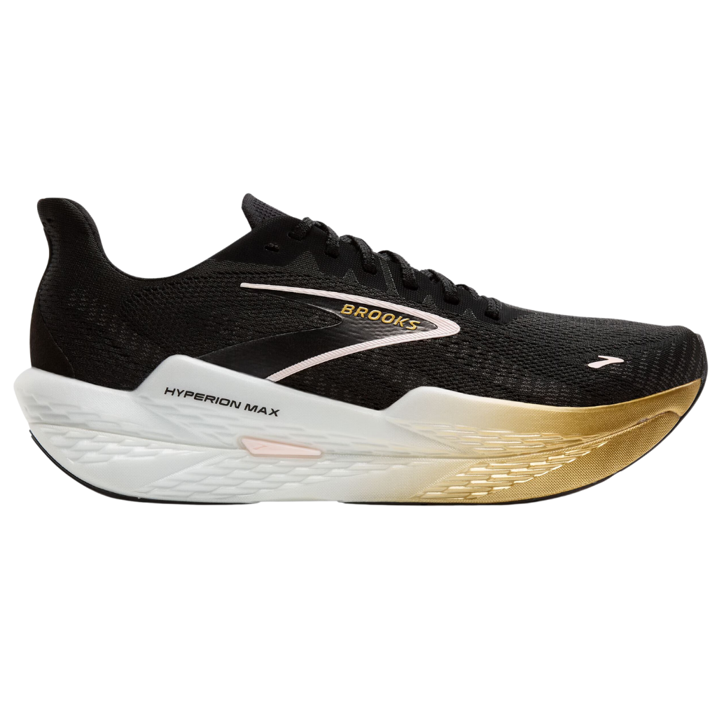 Brooks Men's Hyperion Max 2 Rcaing Running Shoe | Black/Gold/Pink | 1104341D 098 | The Run Hub