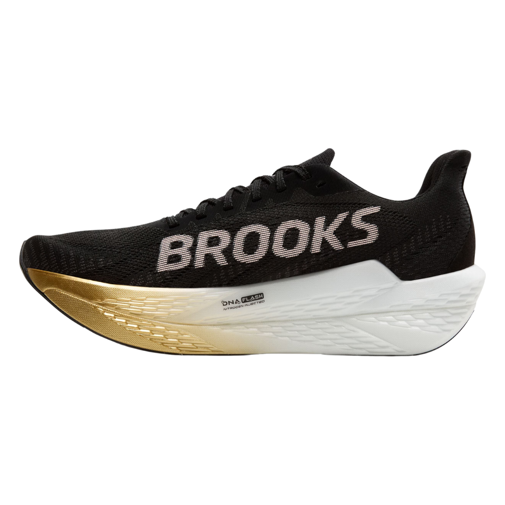 Brooks Men's Hyperion Max 2 Rcaing Running Shoe | Black/Gold/Pink | 1104341D 098 | The Run Hub