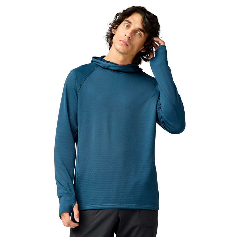Brooks Momentum Thermal Hoodie | Indigo | The Run Hub