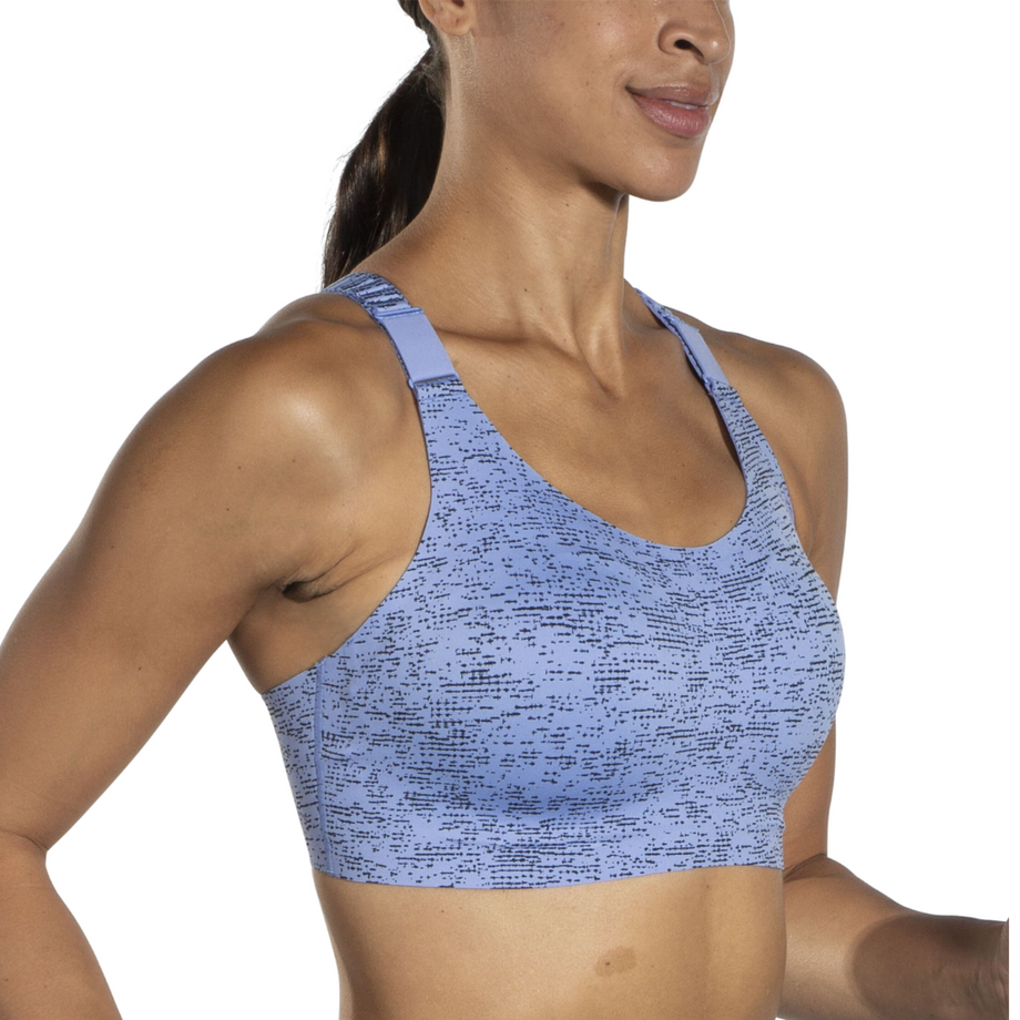 Brooks Dare Crossback Run Bra 2.0, Lavender Running Bra