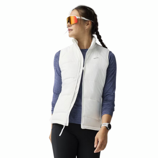 Brooks Shield Hybrid Vest 3.0 | White | The Run Hub