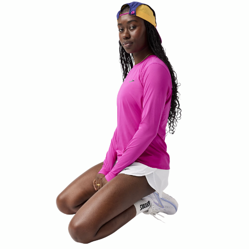 Brooks Sprint Free Long Sleeve 3.0 | Magenta | The Run Hub