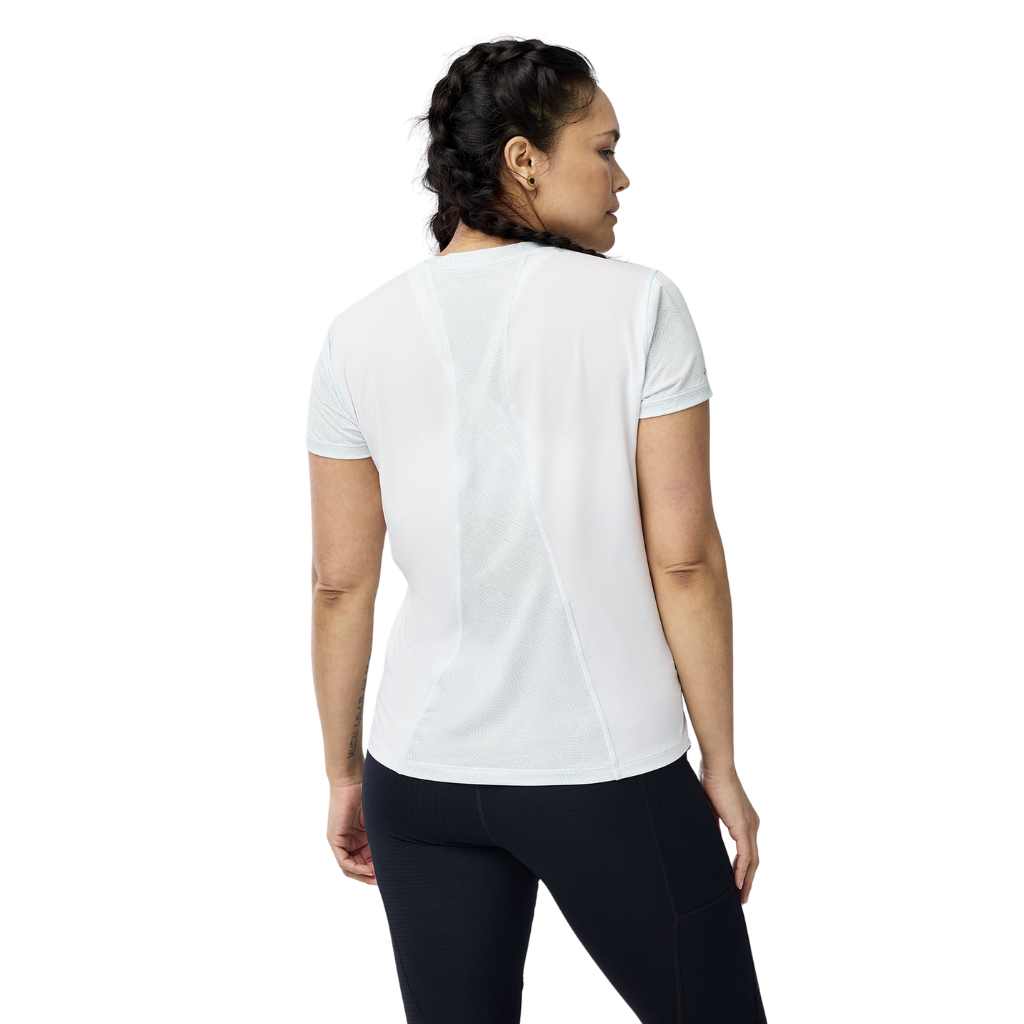 Brooks Sprint Free Short Sleeve 3.0 | 438 Uncharted Print/Bit Of Blue | Women's Running T-Shirt | The Run Hub