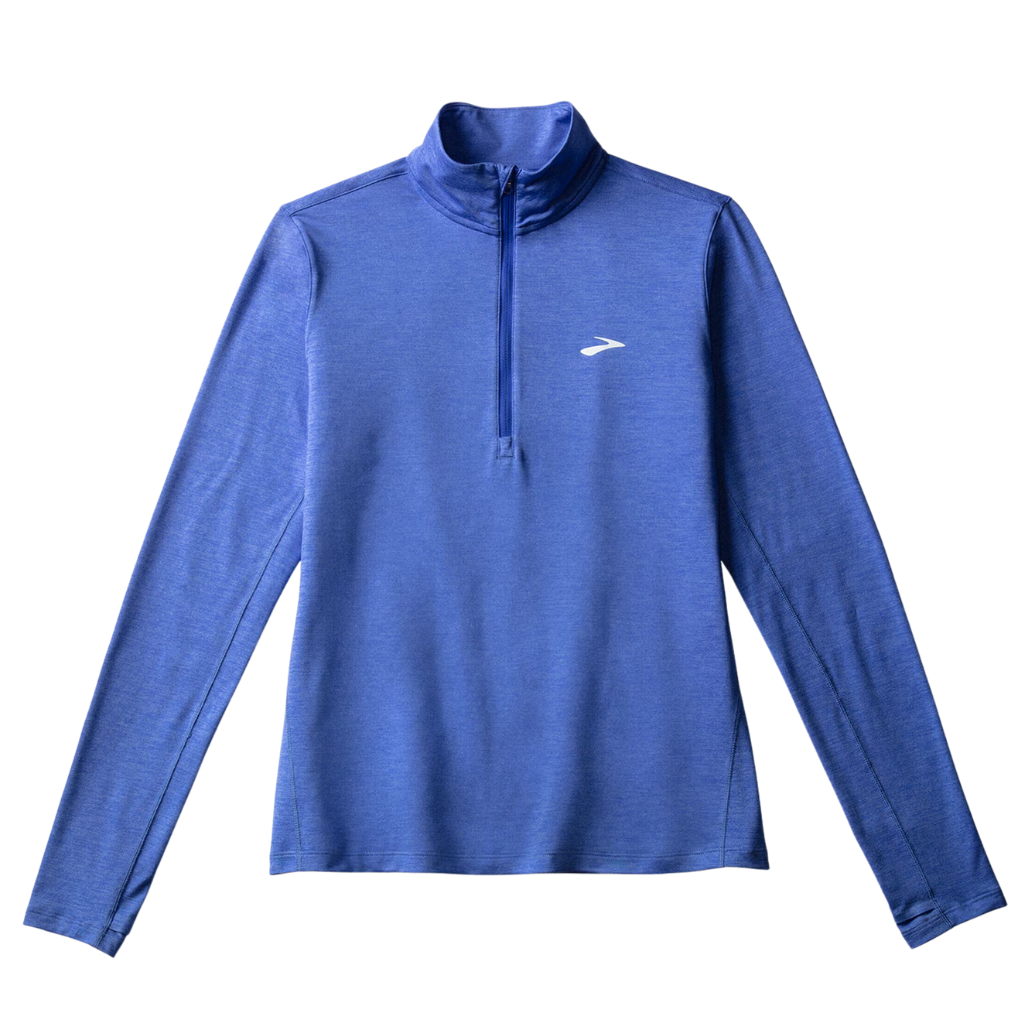 Brooks Women's Dash Half Zip Top 2.0 | Heather Bluebell | 221651_483 | The Run Hub