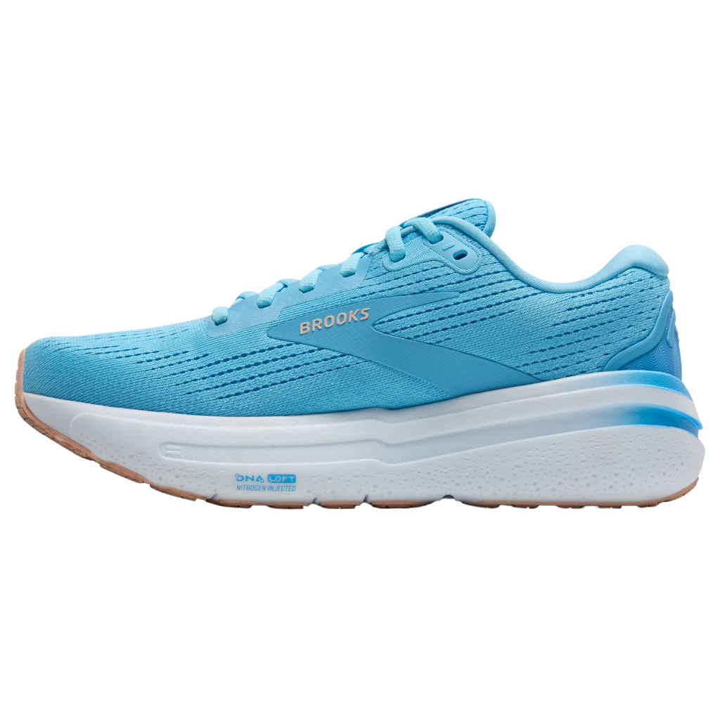 Brooks Women's GHOST MAX 2 Neutral Running Footwear | Baltic Sea/Bonnie Blue/Peach | 120420-460 | The Run Hub