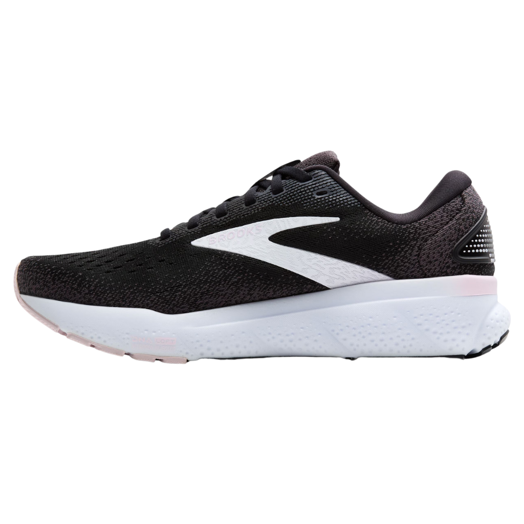 Brooks Women's Ghost 16 Neutral Running Shoes | Black/White/Orchid Ice | 1204071B 077 | The Run Hub