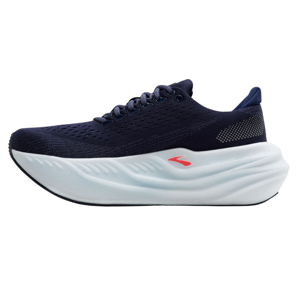 Brooks Women's Ghost Max Neutral Running Shoe | Peacoat/Blue Ribbon/Hot Coral | 120436 439 | The Run Hub